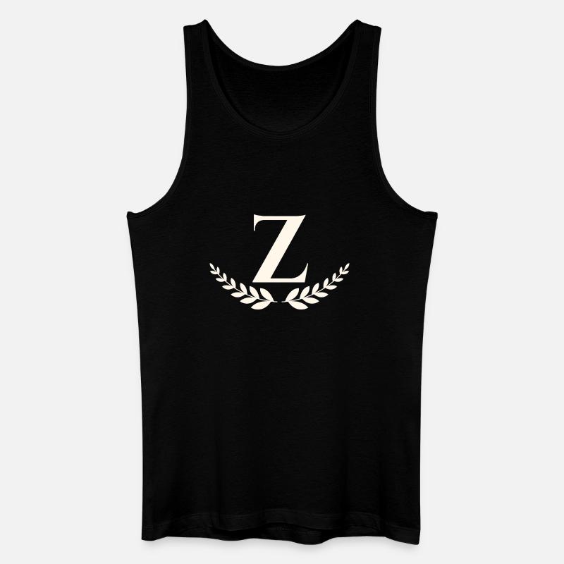 Z - Männer Bio Tank Top - Schwarz