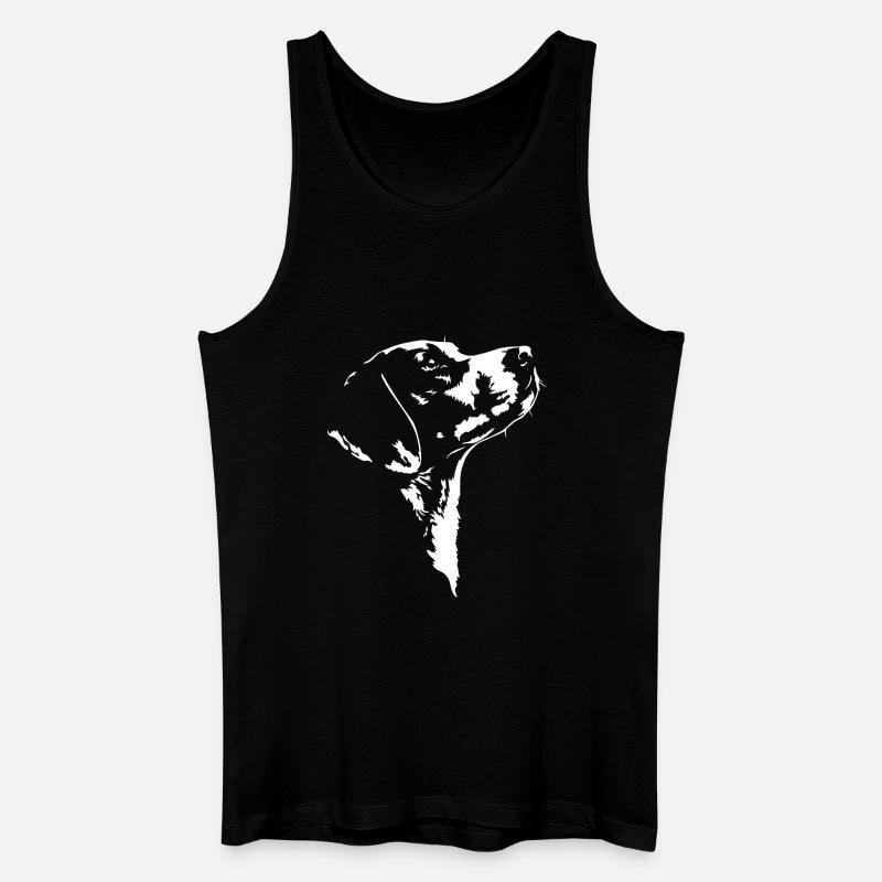 Harrier Silhouette Hunde Hund Wilsigns - Männer Bio Tank Top - Schwarz