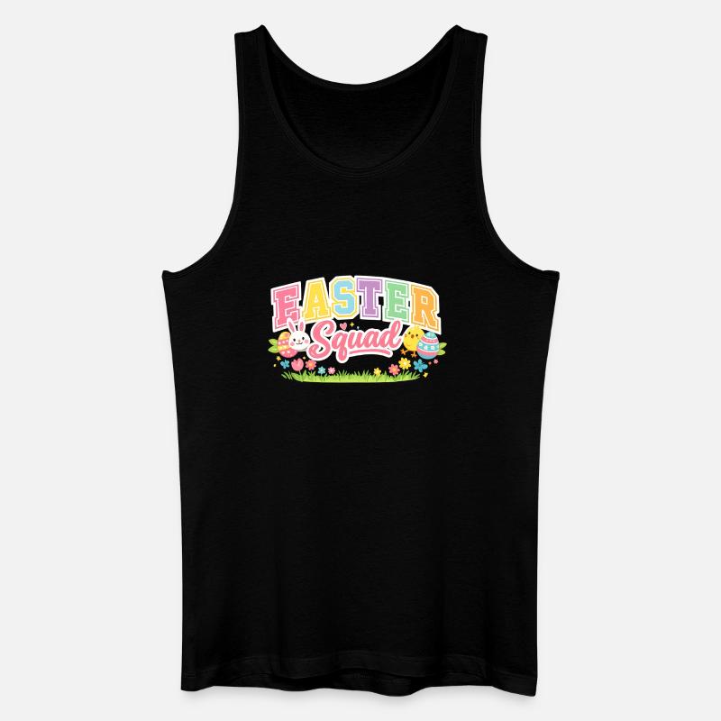 Easter Squad Egg Hunt - Männer Bio Tank Top - Schwarz