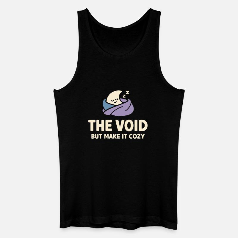 Existenzieller Humor, Nihilismus, Humor, - Männer Bio Tank Top - Schwarz