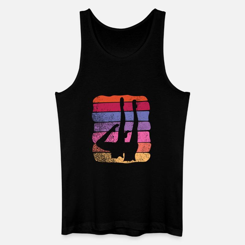 Artistic Swim Team Synchronschwimmen - Männer Bio Tank Top - Schwarz