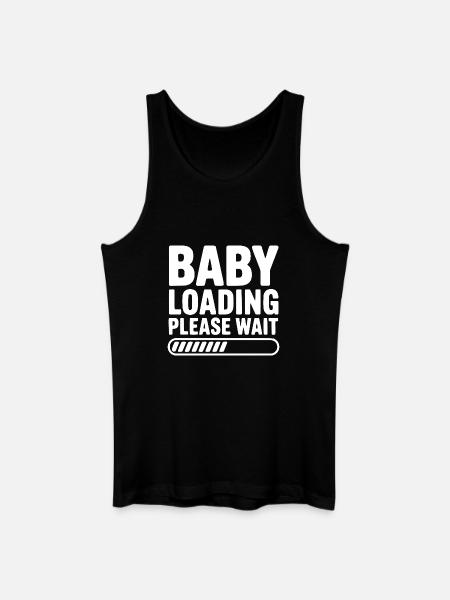 Baby Loading Please Wait - Men’s Organic Tank Top - black