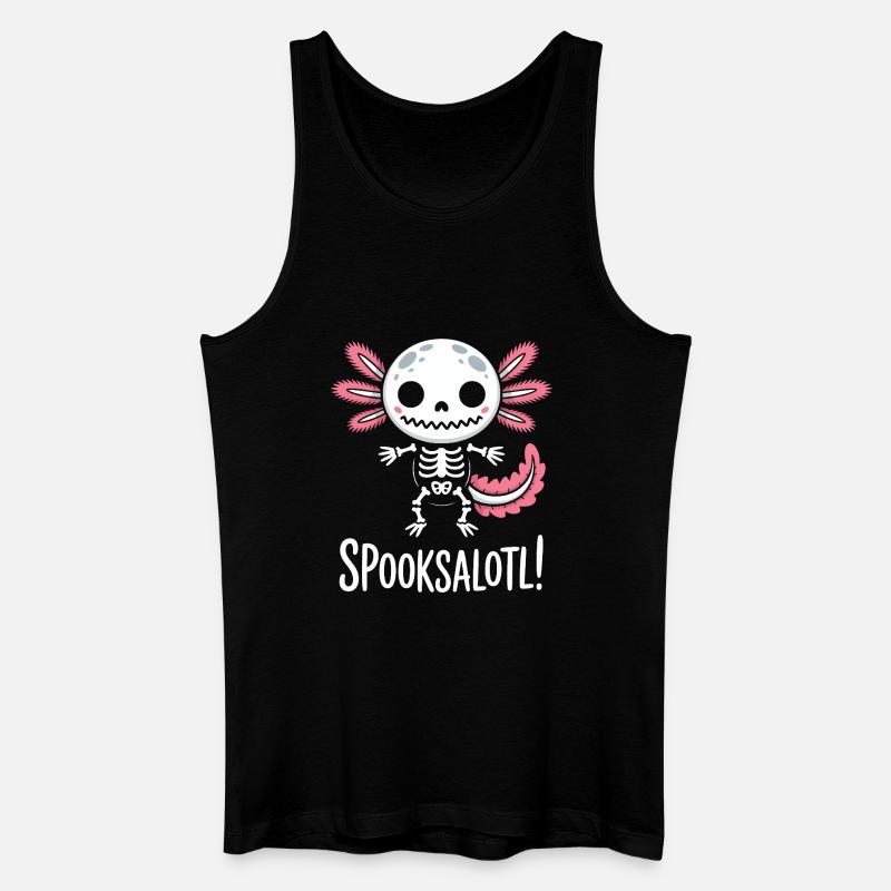 Spooksalot Skeletthase - Männer Bio Tank Top - Schwarz