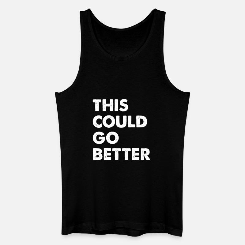 This Could Go Better - Men’s Organic Tank Top - black