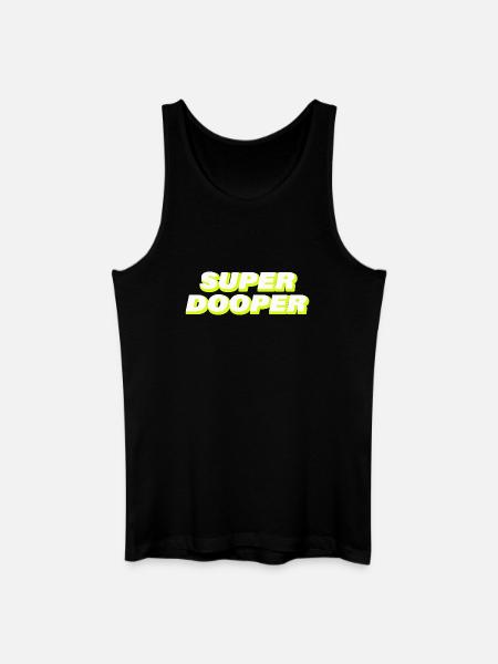 SUPER DOOPER - Débardeur bio Homme - noir