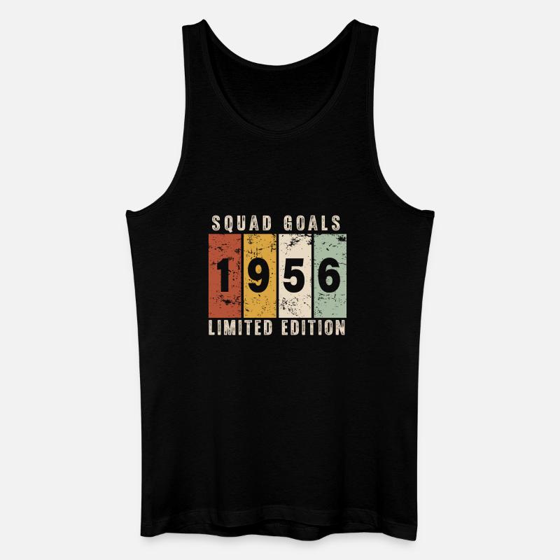 Jubiläum 1956 – 70 Jahre - Männer Bio Tank Top - Schwarz