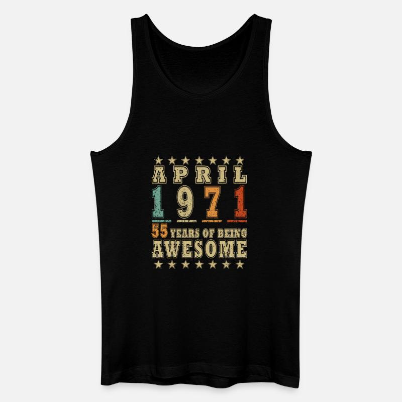 Jubilee year April 1971 - Men’s Organic Tank Top - black