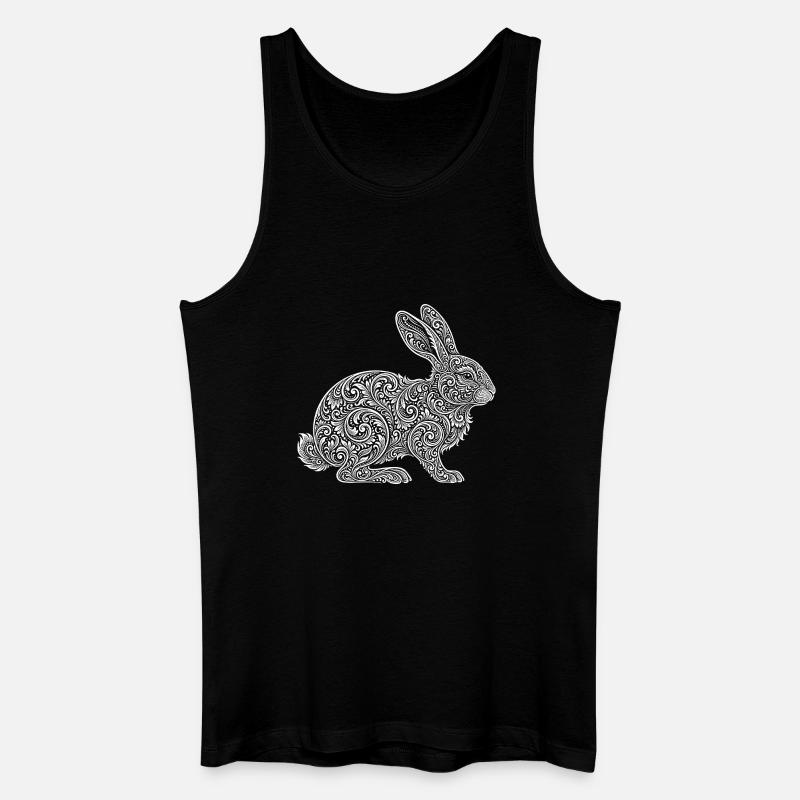 Harer - Økologisk tanktop til mænd - sort