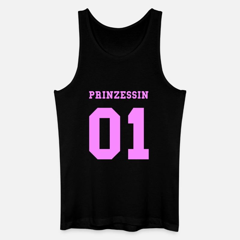 prinzessin_01 - Männer Bio Tank Top - Schwarz