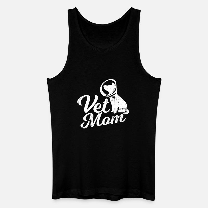 Tierärztin Mama - Männer Bio Tank Top - Schwarz