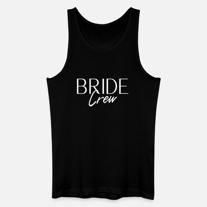 Bride Crew - Männer Bio Tank Top - Schwarz