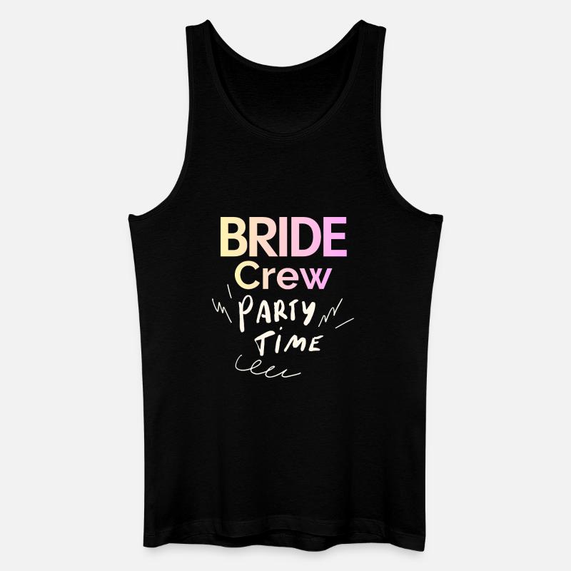 Bride Crew - Männer Bio Tank Top - Schwarz