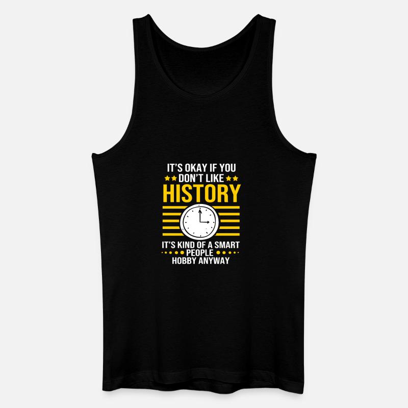 Geschichte Historiker Historisch - Männer Bio Tank Top - Schwarz