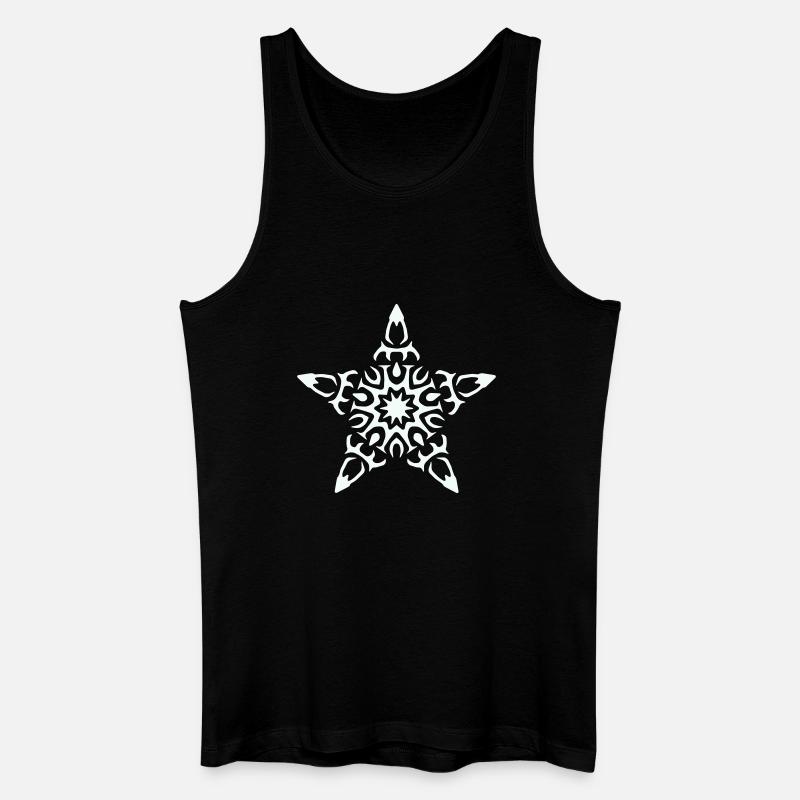 stern - Männer Bio Tank Top - Schwarz