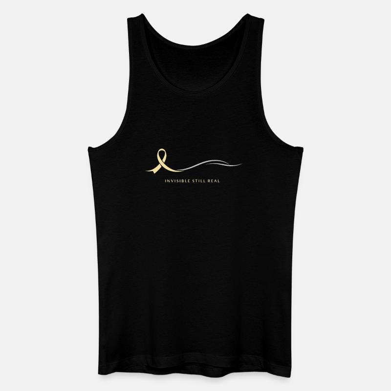 Endometriose-bewusstsein Endo Warrior - Männer Bio Tank Top - Schwarz