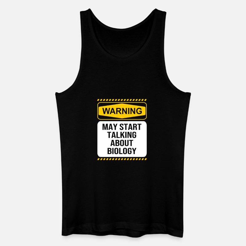 Strukturformel Molekül - Männer Bio Tank Top - Schwarz