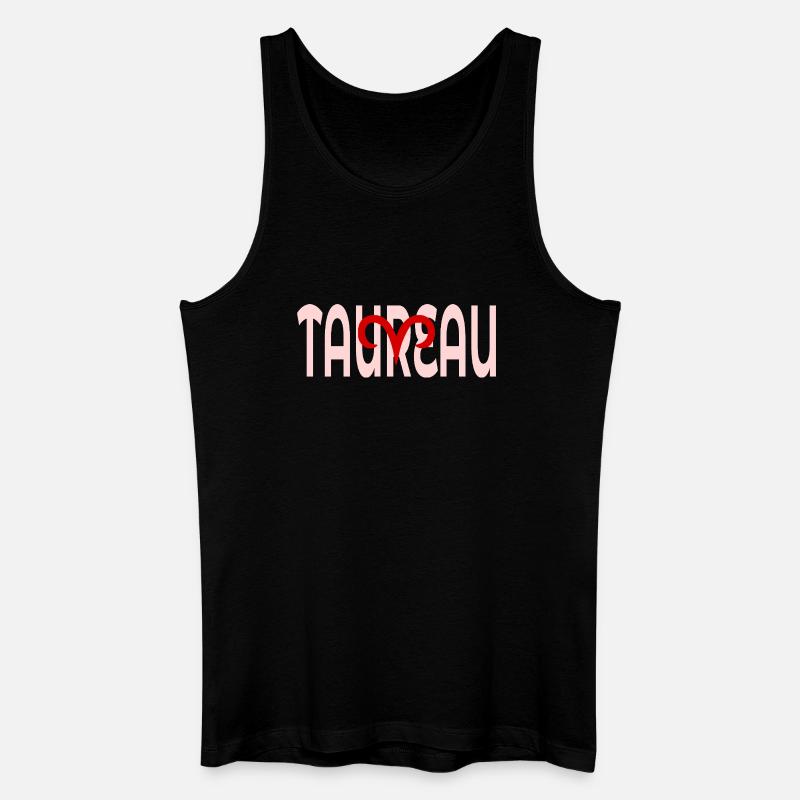 Stier März April - Männer Bio Tank Top - Schwarz