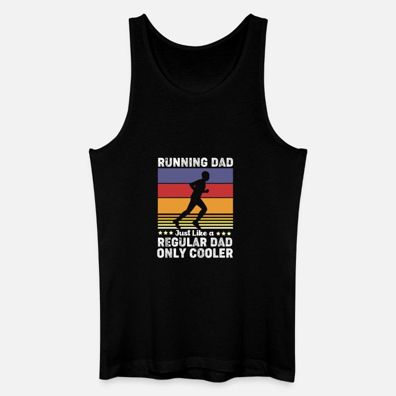 Marathon Halbmarathon Marathonläufer - Männer Bio Tank Top - Schwarz