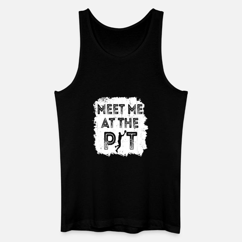 Triff mich im Dot - Männer Bio Tank Top - Schwarz
