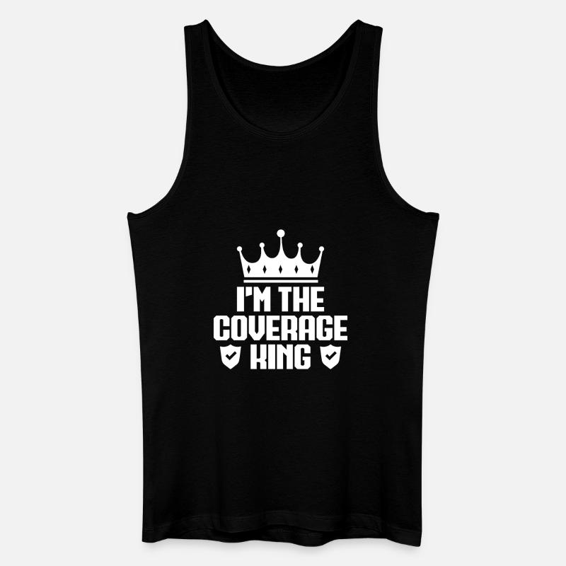 Insurance Agent Costume Coverage King Medicare - Männer Bio Tank Top - Schwarz