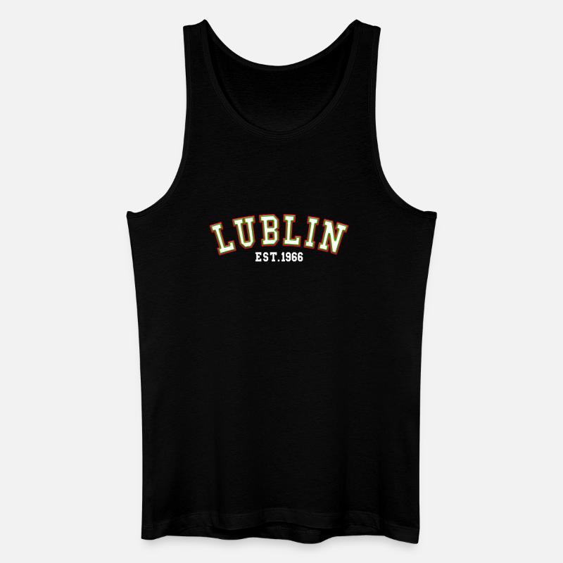 Lublin gegründet 1966 - Männer Bio Tank Top - Schwarz