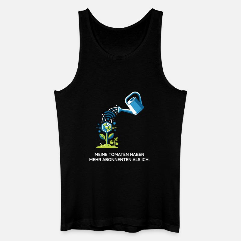 Urban Gardening, Technik, Hobby Design - Männer Bio Tank Top - Schwarz