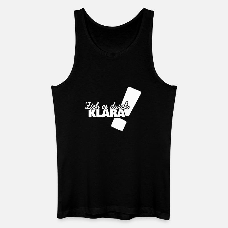 Geschenk für Klara - Männer Bio Tank Top - Schwarz