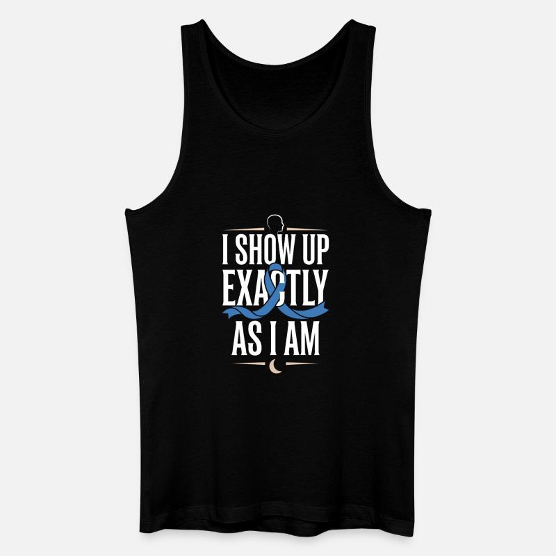 Alopezie-bewusstsein Alopecia Areata Haarausfall - Männer Bio Tank Top - Schwarz