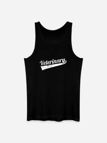 Funny veterinarian - Men’s Organic Tank Top - black