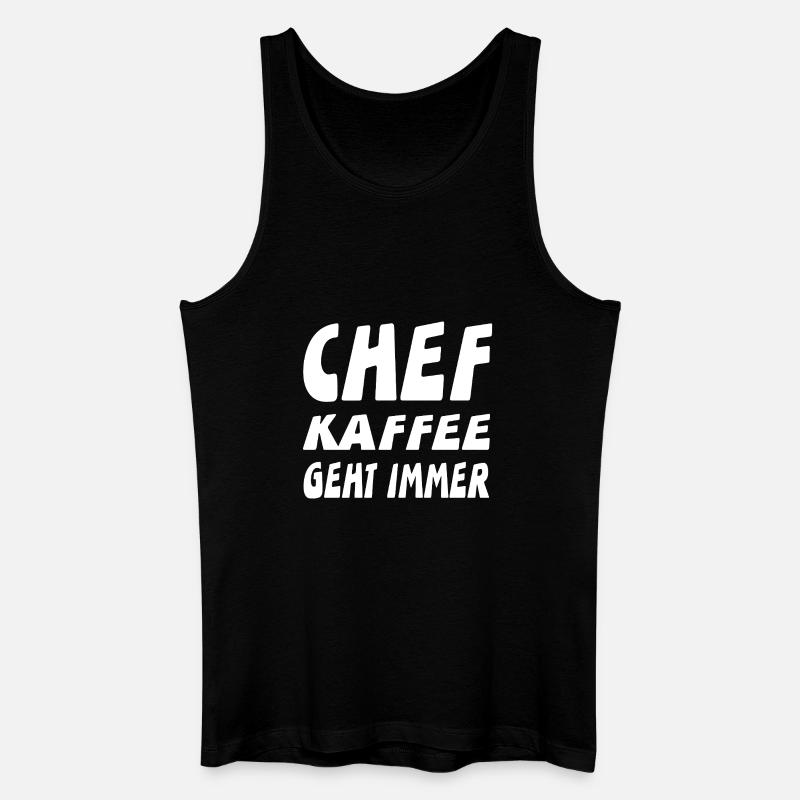 Chef - Männer Bio Tank Top - Schwarz