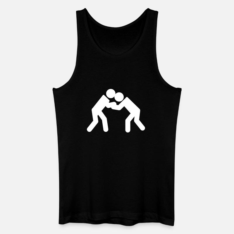 Wrestle - Men’s Organic Tank Top - black