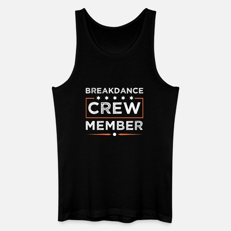 Breakdance Crew - Männer Bio Tank Top - Schwarz