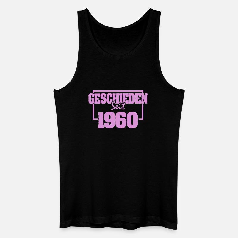 Scheidung 1960 - Männer Bio Tank Top - Schwarz