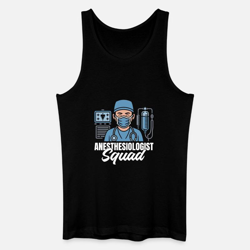 Anesthesiologist Squad Anesthesia - Männer Bio Tank Top - Schwarz