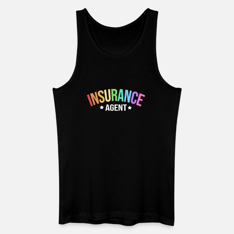 Versicherung Versicherungsagent Vermögen - Männer Bio Tank Top - Schwarz