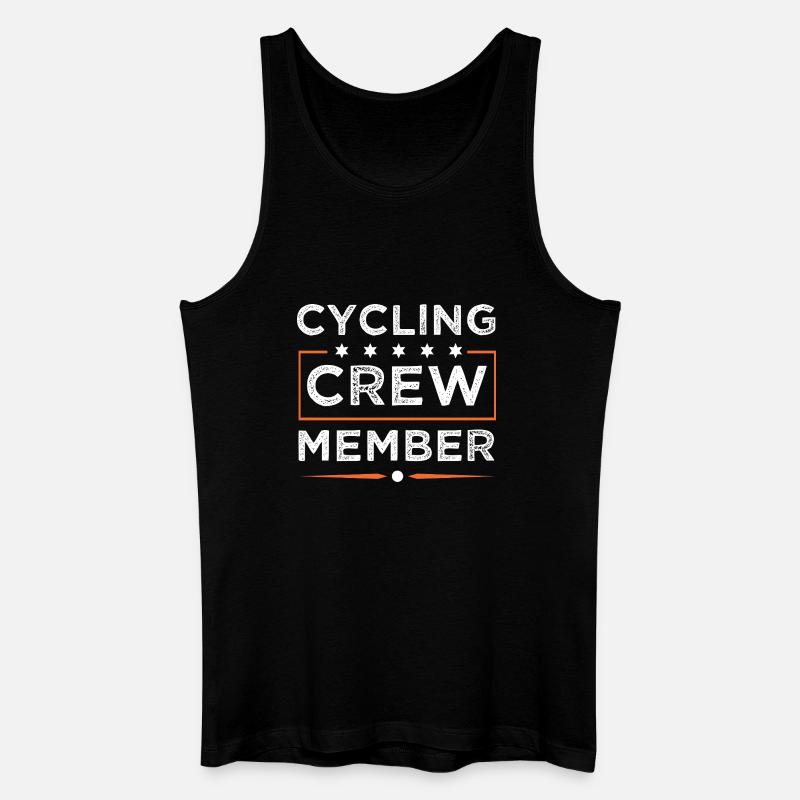 Cycling Crew - Männer Bio Tank Top - Schwarz