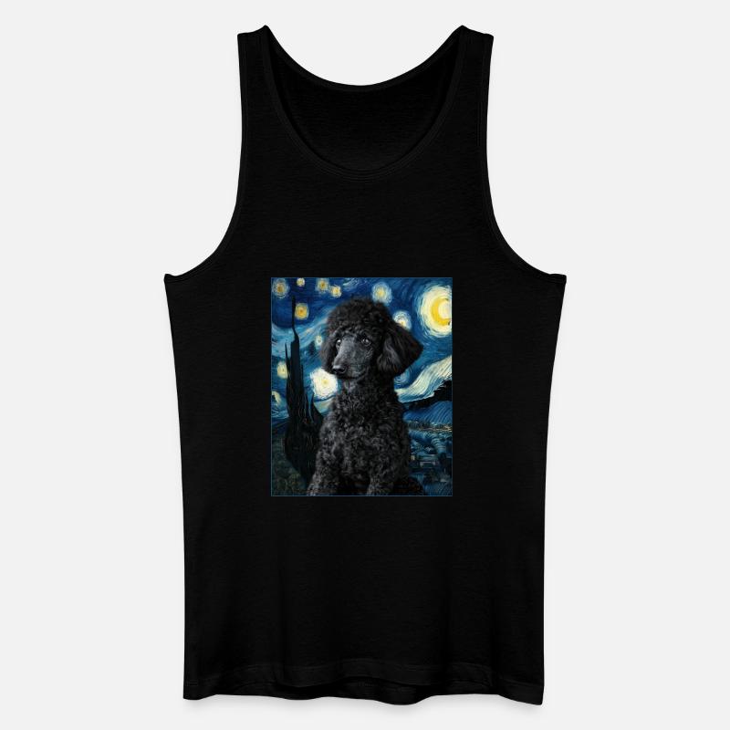 Pudel - Männer Bio Tank Top - Schwarz
