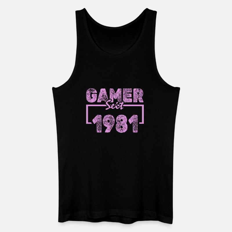 Tippen 1981 - Männer Bio Tank Top - Schwarz