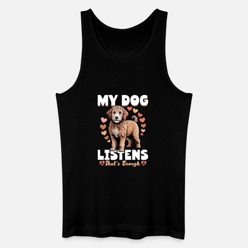 Goldendoodle Dog Breed - Männer Bio Tank Top - Schwarz