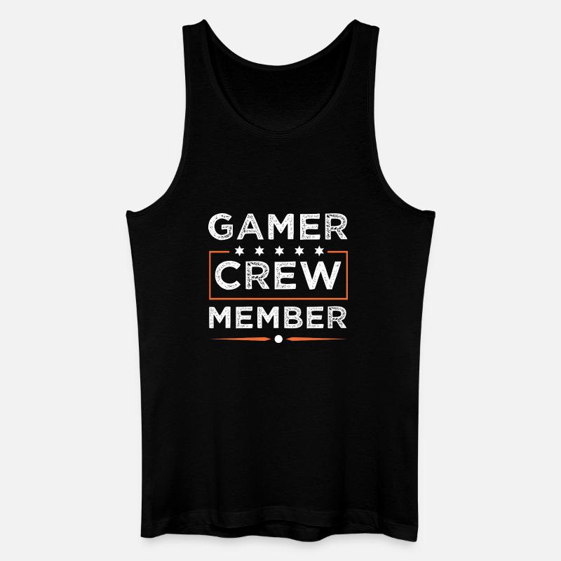 Gamer Crew - Männer Bio Tank Top - Schwarz