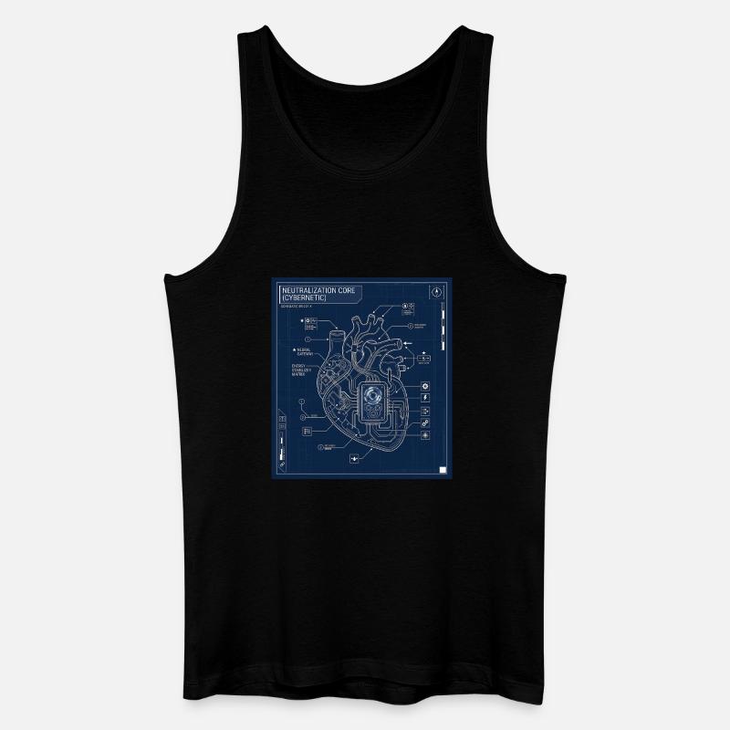 Cybernetic - Männer Bio Tank Top - Schwarz