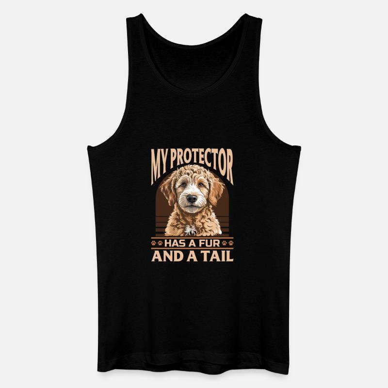 Goldendoodle Dog Breed - Männer Bio Tank Top - Schwarz
