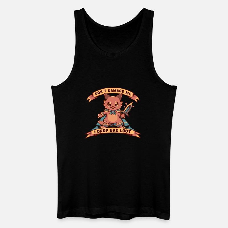 Ich lasse schlechte Beute fallen - Männer Bio Tank Top - Schwarz