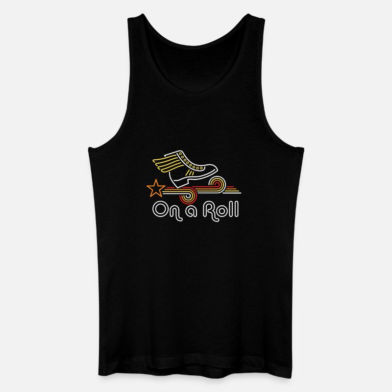 Im Flow - Männer Bio Tank Top - Schwarz