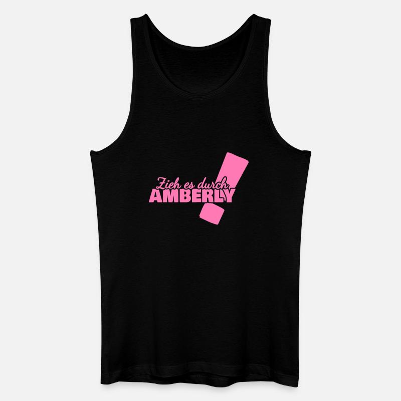Amberly - Männer Bio Tank Top - Schwarz