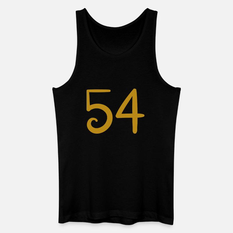 54 - Männer Bio Tank Top - Schwarz