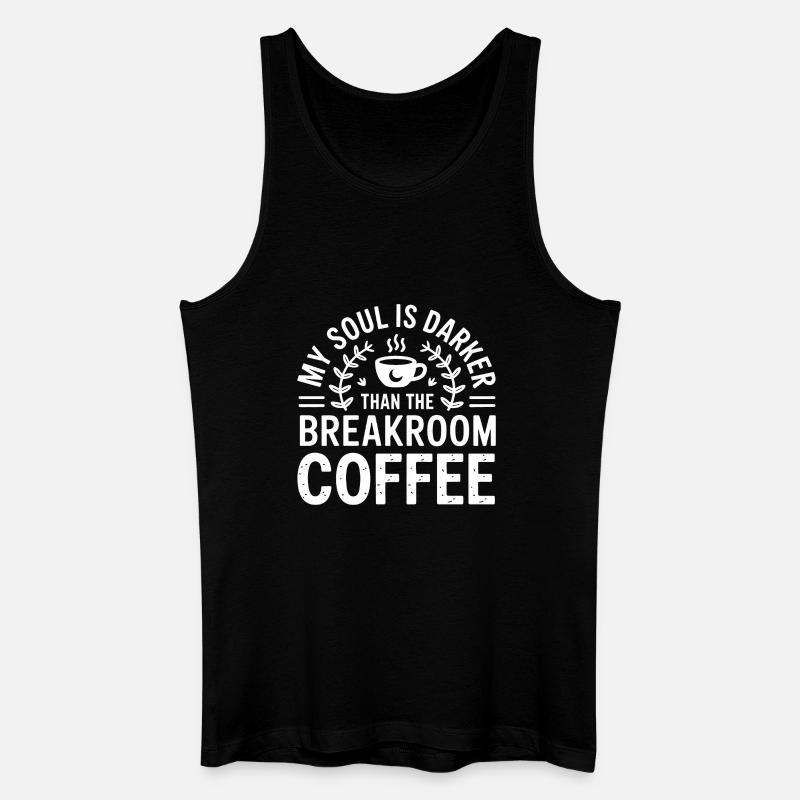 Darker Soul Breakthrough Kaffee - Männer Bio Tank Top - Schwarz