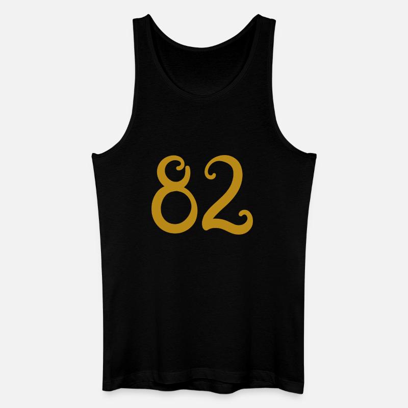 82 - Männer Bio Tank Top - Schwarz
