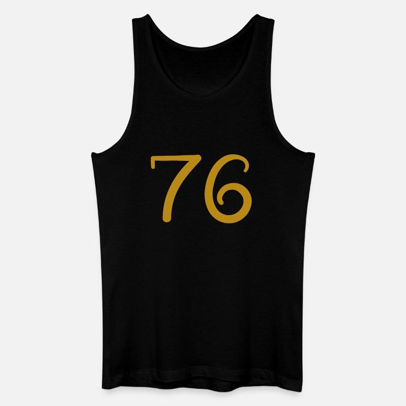 76 - Männer Bio Tank Top - Schwarz
