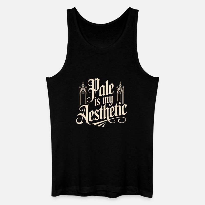 Die Stange ist meine Ästhetik - Männer Bio Tank Top - Schwarz